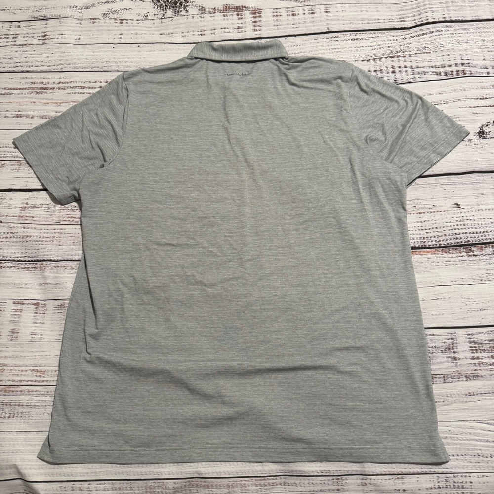 Travis Matthew Polo Grey Stretch Short Sleeve Golf Shirt Men's‎ Size 2XL - Picture 12 of 14